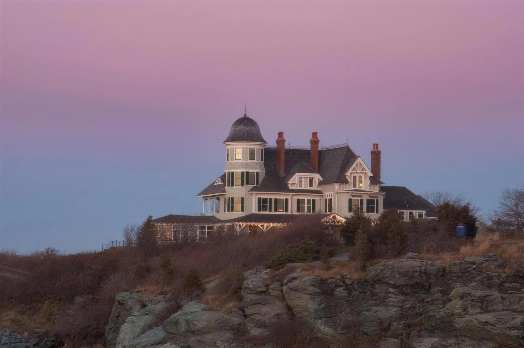 Castle Hill Inn on the Newport coastline