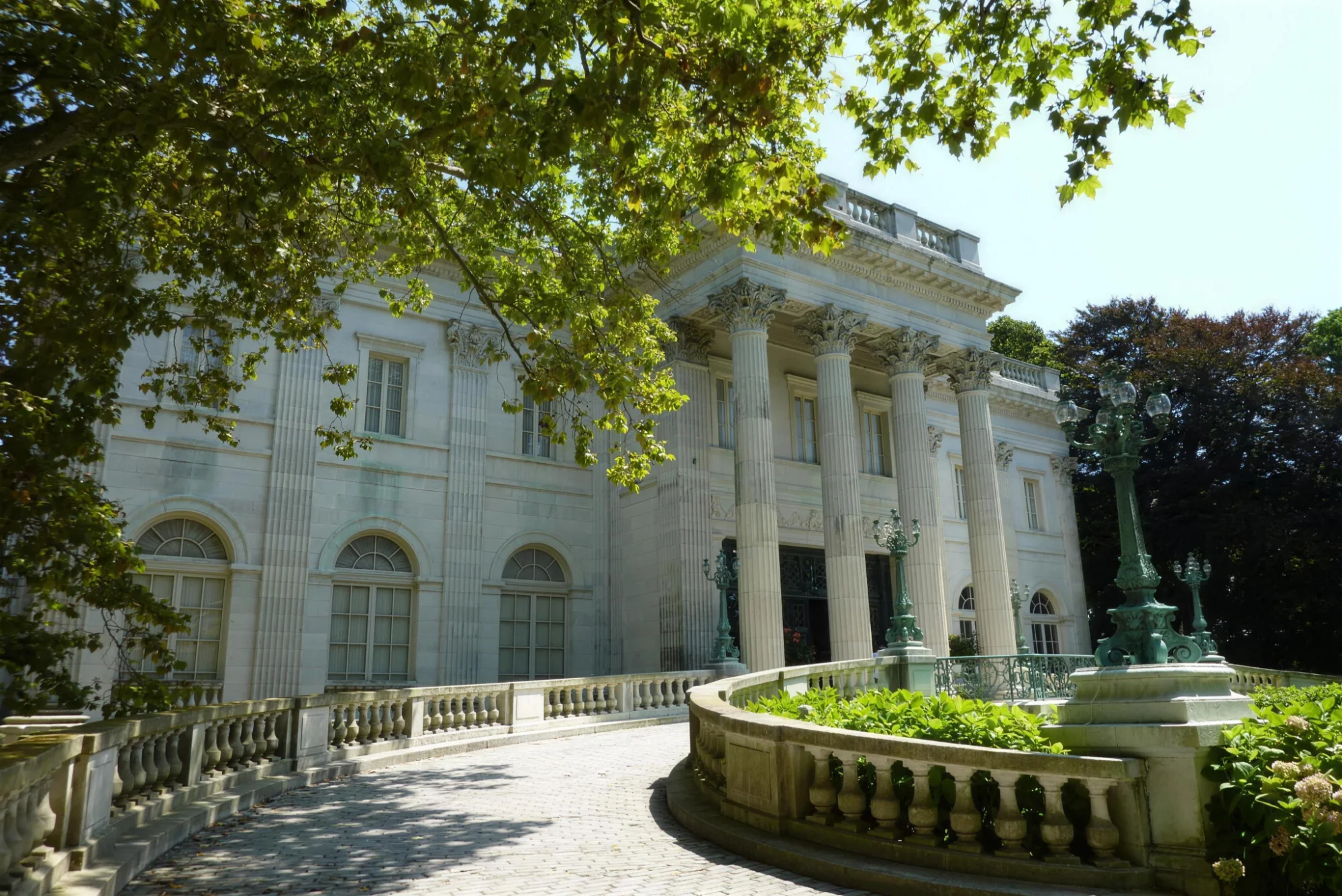 Marble House mansion on Bellevue Avenue in Newport
