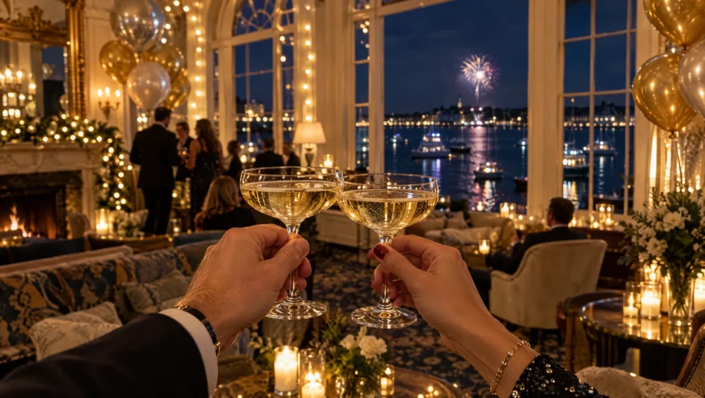 New Year’s Eve in Newport, RI 2026: Parties, Dinners & Where to Stay
