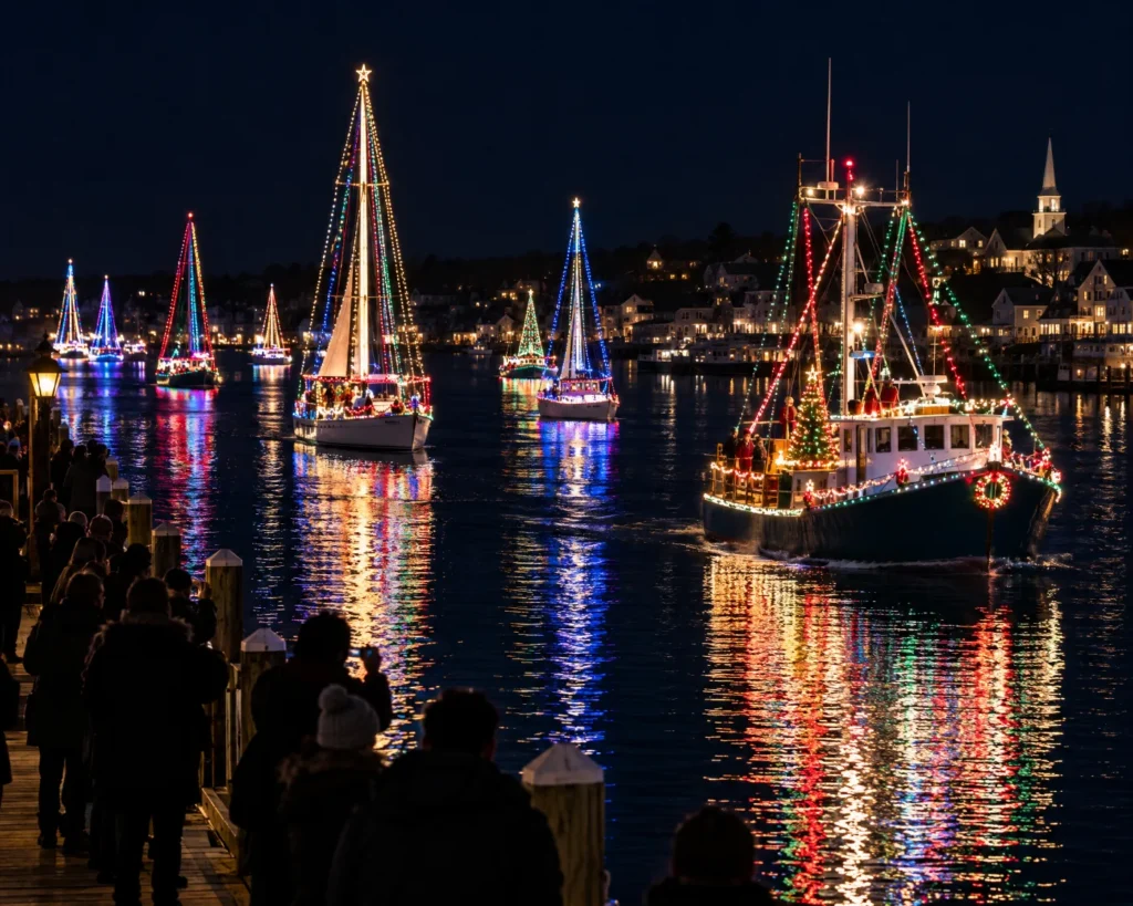 Christmas in Newport, RI 2026: Boat Parade, Mansions & Holiday Events